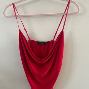 Cowl Neck Bodysuit